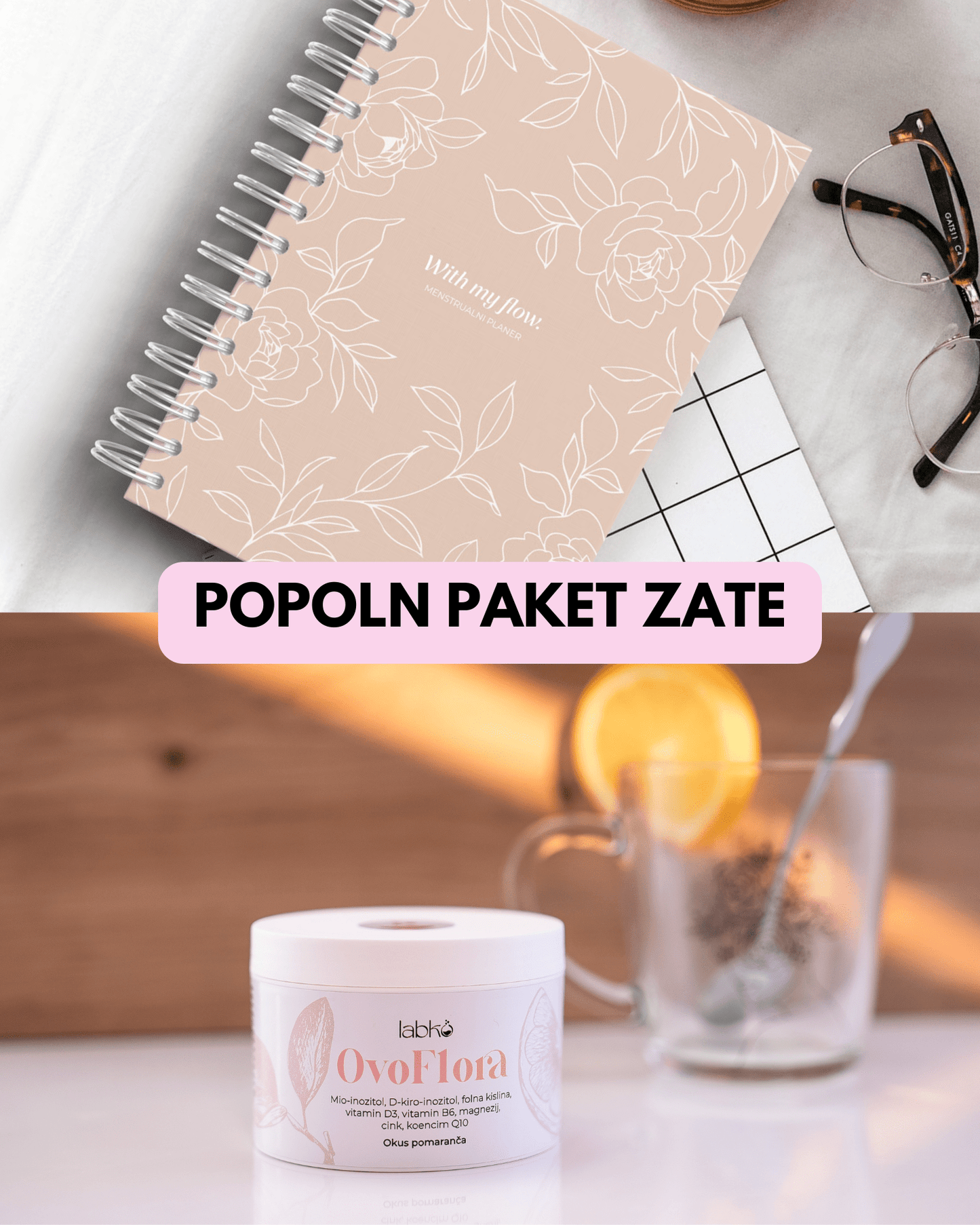 PAKET: OvoFlora in menstrualni planer - Labko