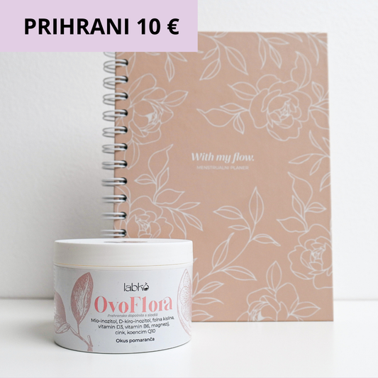 PAKET: OvoFlora in menstrualni planer