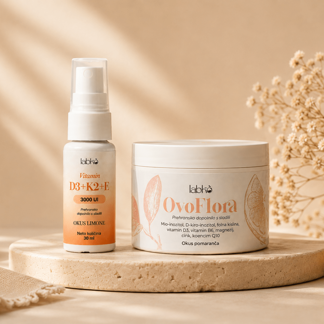 Bundle: OvoFlora + Vitamin D3 + K2 + E - Labko